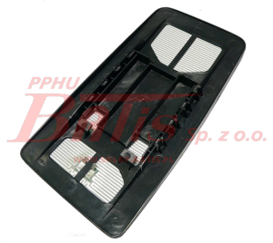 WKŁAD rwl LUSTERKA GŁÓWNEGO PODGRZEWANY 24V 381x201mm / MAN TGX/TGS / strona: L/P /