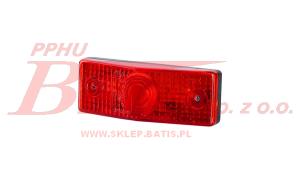 LAMPA horpol OBRYSOWA PŁASKA CZERWONA