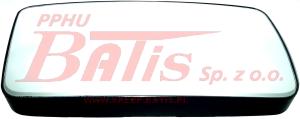 WKŁAD rywal LUSTERKA GŁÓWNEGO PRAWEGO PODGRZEWANY 24V R1200 401*200 MERCEDES ACTROS MP3