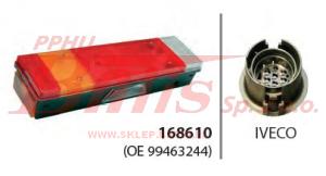LAMPA vignal / lewa TYLNA 7-SEGMENTOWA LEWA IVECO  / druga strona 066986 /