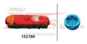 LAMPA vignal / prawa TYLNA 3 2 SEGMENTOWA / DAF LF; RVI / gniazdo do tyłu / z odblaskiem / złącze: AMP 1.5/Bayonet 7PIN / druga strona: 127226 / opakowanie 8szt. /