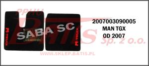 KPL.DYWANIKÓW PODŁOGI Z MATERIAŁU /CZARNY/MAN TGX