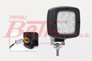 REFLEKTOR fristom ROBOCZY LED 12-24V / 1800lm / czarna obudowa / uchwyt przegubowy / wodoszczelna / przewód: 1,5m /