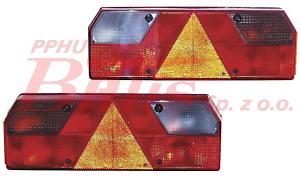 LAMPA aspok / prawa TYLNA EUROPOINT PRAWA Z GNIAZDEM  / ciemny klosz / okrągłe gniazdo 7pin /  ( 093628  taka sama tylko z jasnym  kloszem )