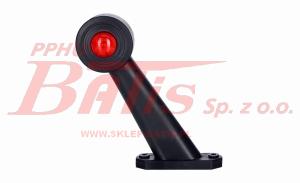 LAMPA horpol OBRYSOWA DIODOWA  NA WYSIĘGNIKU UKOŚNYM BIAŁA  CZERWONA PRAWA  horpol