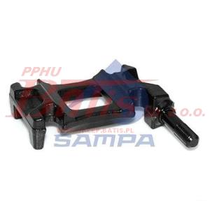 WSPORNIK sampa RESORU BPW PRAWY/ DO RESORU 70MM./ BEZ PRZYŁĄCZA NA AMORTYZATOR/ Z OTWORAMI NA STRZEMIONA