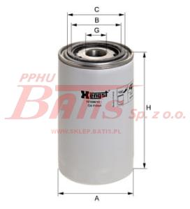 WKŁAD hengst FILTRA OLEJU DAF/LF45/LF55/ IVECO/EUROCARGO  hengst