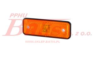 LAMPA horpol / żółta OBRYSOWA LED Z ODBLASKIEM WPUSZCZANA Z PODKŁADKĄ GUMOWĄ / 12/24V /