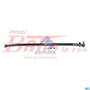 DRĄŻEK sampa KIEROWNICZY POPRZECZNY L-1698 MM DAF CF 65 / 75 / 85