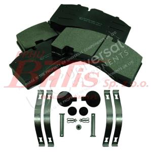 KPL.KLOCKÓW uc HAMULCOWYCH 29171 210,9*108,3*30,00 BPW ECO PLUS (SB 4309) z kpl.montażowym, universal components