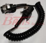 PRZEWÓD wabco SPIRALNY ELEKTRYCZNY 7 PINÓW/ ABS/ EBS/ ADR/ 24V/ 4,5M   / 4,0MB STANDARD 30 ZWOJOW, FI ZW.53 MM /