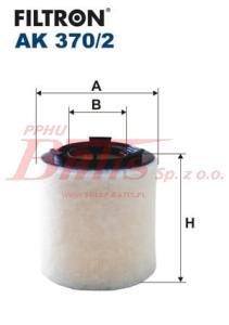 FILTR filtron POWIETRZA AK-370/2