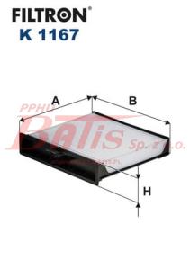 FILTR filtron KABINOWY K-1167