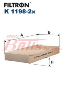 FILTR filtron KABINOWY K-1198X2