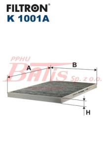 FILTR filtron KABINOWY K1001A WĘGLEM