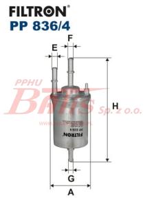 FILTR filtron PALIWA PP-836/4