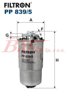 FILTR filtron PALIWA PP-839/5
