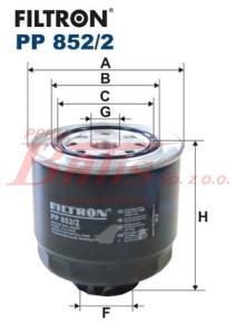 FILTR filtron PALIWA PP-852/2