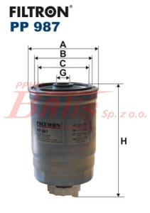 FILTR filtron PALIWA PP 987