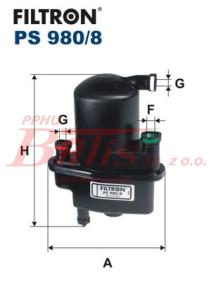 FILTR filtron PALIWA PS-980/8 OPŁATA ZA WYMIANE !!
