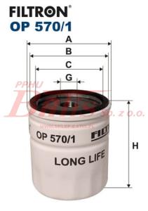 FILTR filtron OLEJU OP-570/1
