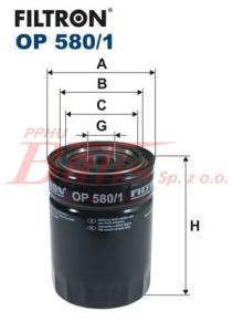 FILTR filtron OLEJU OP-580/1