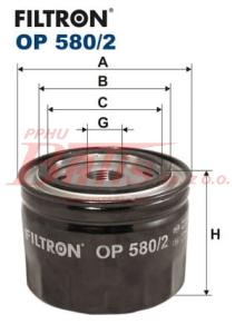 FILTR filtron OLEJU OP-580/2