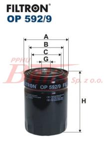 FILTR filtron OLEJU OP-592/9