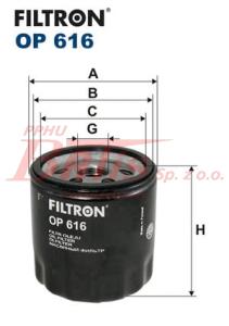 FILTR filtron OLEJU OP-616