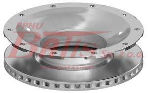 TARCZA fomar HAMULCA 377*45*300*160*335 BPW SKH /SB3745