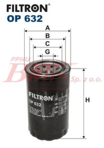 FILTR filtron OLEJU OP-632