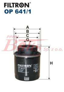 FILTR filtron OLEJU OP-641/1 SKODA TSI