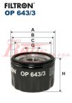 FILTR filtron OLEJU OP-643/3
