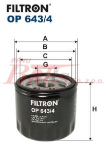 FILTR filtron OLEJU OP-643/4