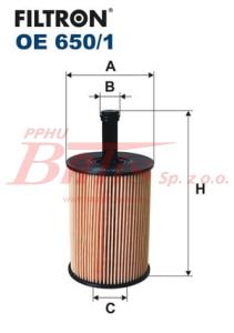 FILTR filtron OLEJU OE-650/1