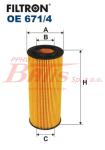 FILTR filtron OLEJU OE-671/4