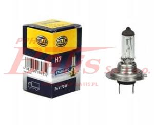 ŻARÓWKA hella HALOGENOWA H7 24V/70W PX26d (reflektorowa)