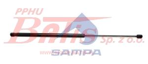 SPRĘŻYNA sampa GAZOWA ATRAPY VOLVO FH12/16//D-D/ L-630MM/370N / /TRAPEZOWE ŚWIATŁA/