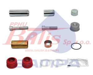 KPL NAPRAWCZY sampa ZACISKU HAMULCOWEGO KNORR FI36*64 FI36*114 przód/tył L/P, (prowadnice)