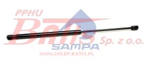 SPRĘŻYNA sampa GAZOWA LEŻANKI DAF XF95 L-485MM / SKOK-204MM / 300NM / FI-18MM