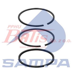 KPL. PIERŚCIENI sampa SPRĘŻARKI śr.= 100mm MAN D 2840, D 2842, D 2866, D 2876 MERCEDE OM 401 LA, OM 402 LA, OM 421/422/423, OM 441   LA, OM 442 A/LA, OM 443 OM 442, OM 447 H/HA/HLA OM 501 LA, OM 502 LA