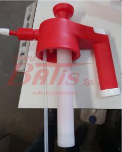 POMPKA DO DOZOWNIKA / czerwona / do substancji kwasowych /