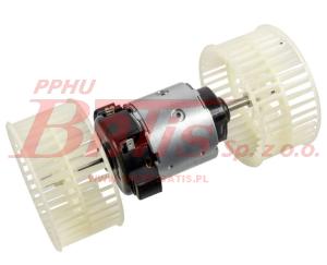 SILNIK febi NAGRZEWNICY Z WENTYLATOREM MERCEDES ACTROS MP1/MP2/MP3 220x215x210mm / łopatki  plastikowe /Długość [mm]243 /średnica zewnętrzna [mm]114,5 /Napięcie [V]24
