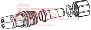 WTYCZKA hella 2 PINY LAMPY POZYCYJNEJ   / do  lampy 031592 /