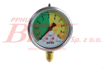 MANOMETR kraj 10BAR M12*1,5 GLICERYNOWY WYJŚCIE Z DOŁU M63RGL