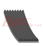 PASEK febi WIELOROWKOWY 8PK2076 DAF XF106 DO WERSJI BEZ ROLKI PROWADZACEJ