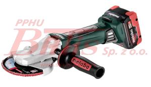 SZLIFIERKA metabo AKUMULATOROWA KĄTOWA Z PŁASKĄ GŁOWICĄ 125MM 18V 9000 /min / 18V 2x5.2Ah Li-Ion; Ładowarka ASC 55 / więcej informacji w notatce  /