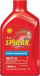 OLEJ shell / 1 litr PRZEKŁADNIOWY SPIRAX S2 ATF AX GM: DEXRON II D / MB: 236,6 / VOITH 55.6335 / ALLISON: C4 / FORD: MERCON / PSA / MAN: 339 V1 i Z1 (ex 339 D) / ZF TE-ML: 03D, 04D, 09,