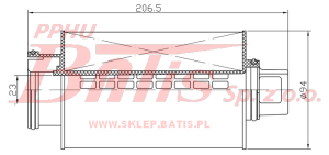 WKŁAD febi FILTRA OLEJU SILNIKOW. ZESTAW CZĘŚCI EURO 6