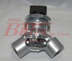 ZAWÓR sorl 3/2 DROŻNY Z POKRĘTŁEM  1*M10, 2*M16
